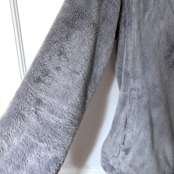 The North Face Women's Gray Fleece Jacket Size M - Picture 4 of 6